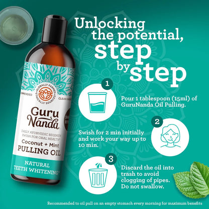 Stellaris Guru Nanda™️ Coconut Oil Pulling With Essential Oil
